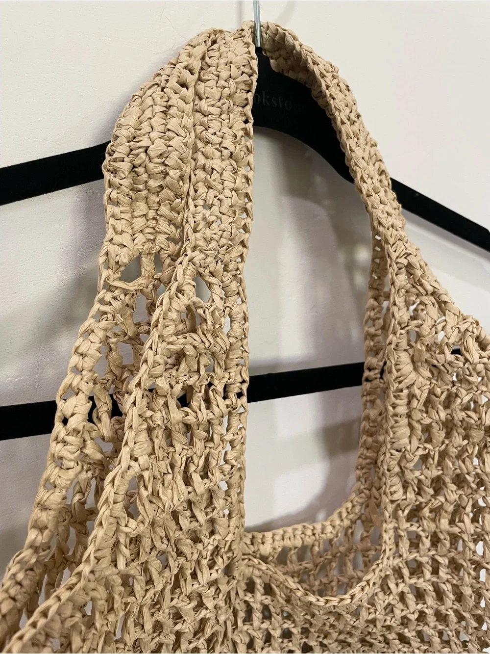 Paris Milano Logo Raffia Straw Tote Bag Beach Travel Perfect Summer Wear NWOT